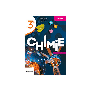 Chimie 3 - Sciences générales - Manuel 